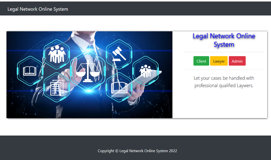 Legal Network System ,PHP, CSS, JavaScipt, MySQLI,Free Source codes